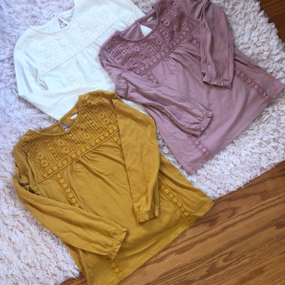 🌸3/ $18🌸. Old Navy Girls Fall tops